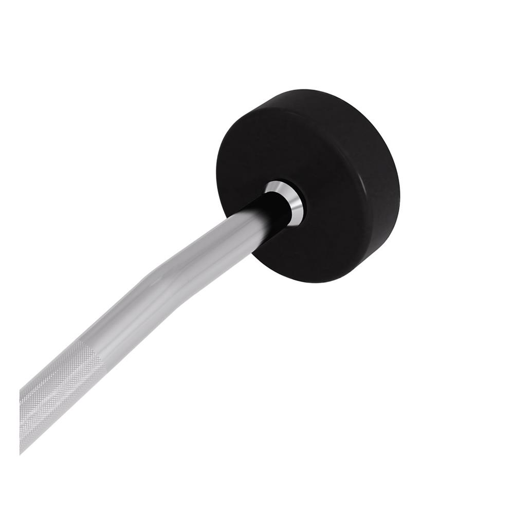 บาร์เบลแกนหยักหุ้มยาง IVADE 10 กก. (1 ชิ้น)