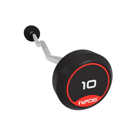 บาร์เบลแกนหยักหุ้มยาง IVADE 10 กก. (1 ชิ้น)_3