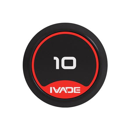 บาร์เบลแกนหยักหุ้มยาง IVADE 10 กก. (1 ชิ้น)_6