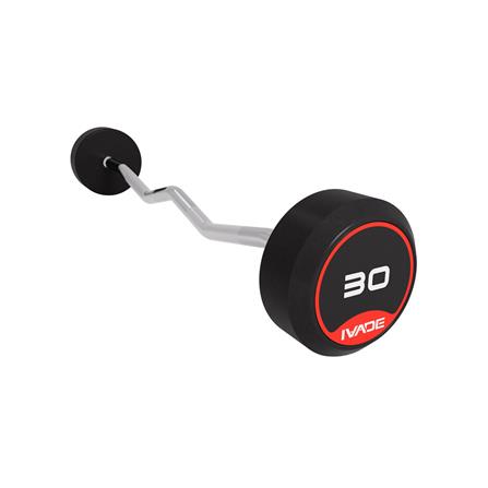บาร์เบลแกนหยักหุ้มยาง IVADE 30 กก. (1 ชิ้น)_2