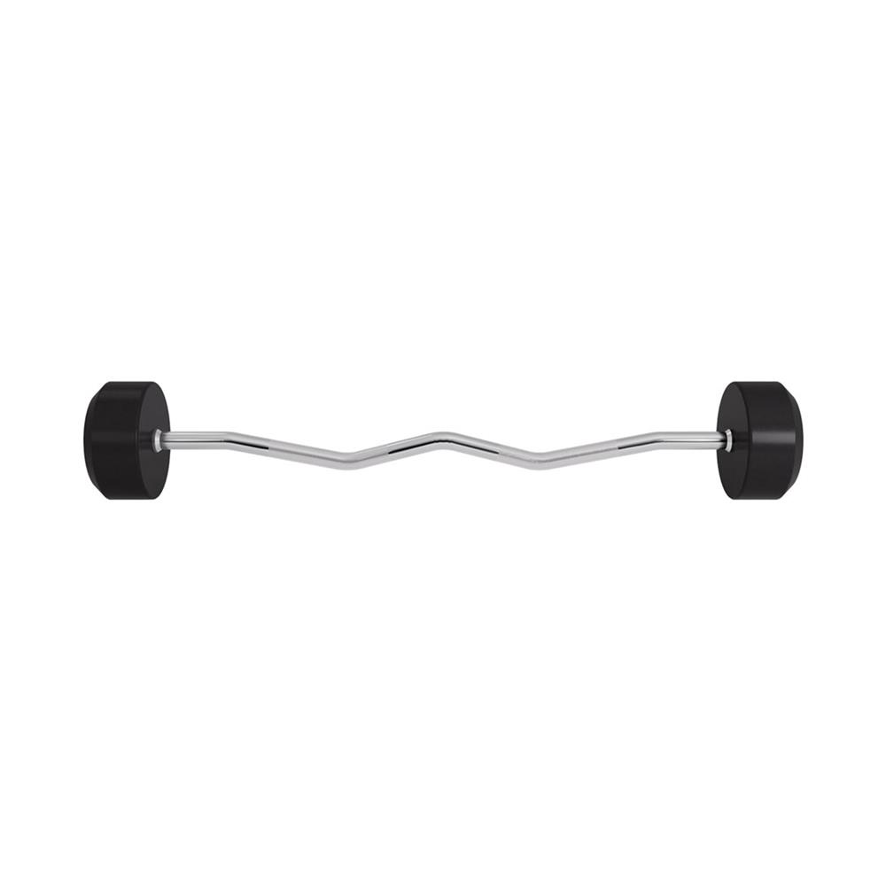 บาร์เบลแกนหยักหุ้มยาง IVADE 35 กก. (1 ชิ้น)