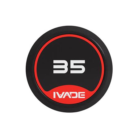 บาร์เบลแกนหยักหุ้มยาง IVADE 35 กก. (1 ชิ้น)_6