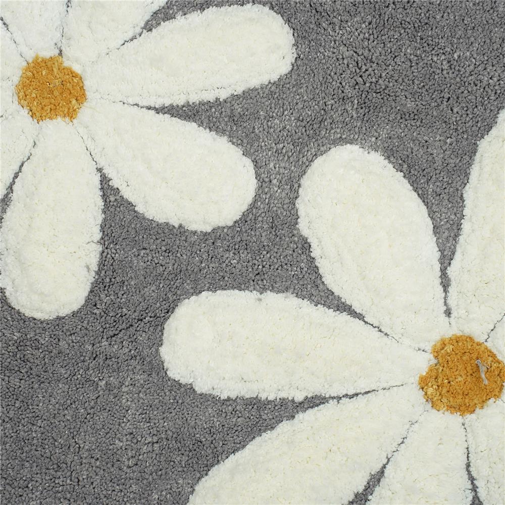 พรม HOME LIVING STYLE DAISY 45X70 ซม. สีเทา