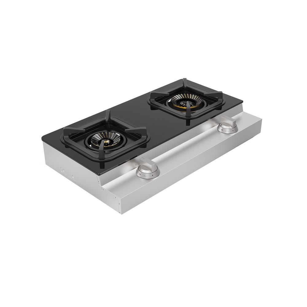 เตาแก๊สตั้งโต๊ะ 2 หัวแก๊ส KUCINE PYRO SS