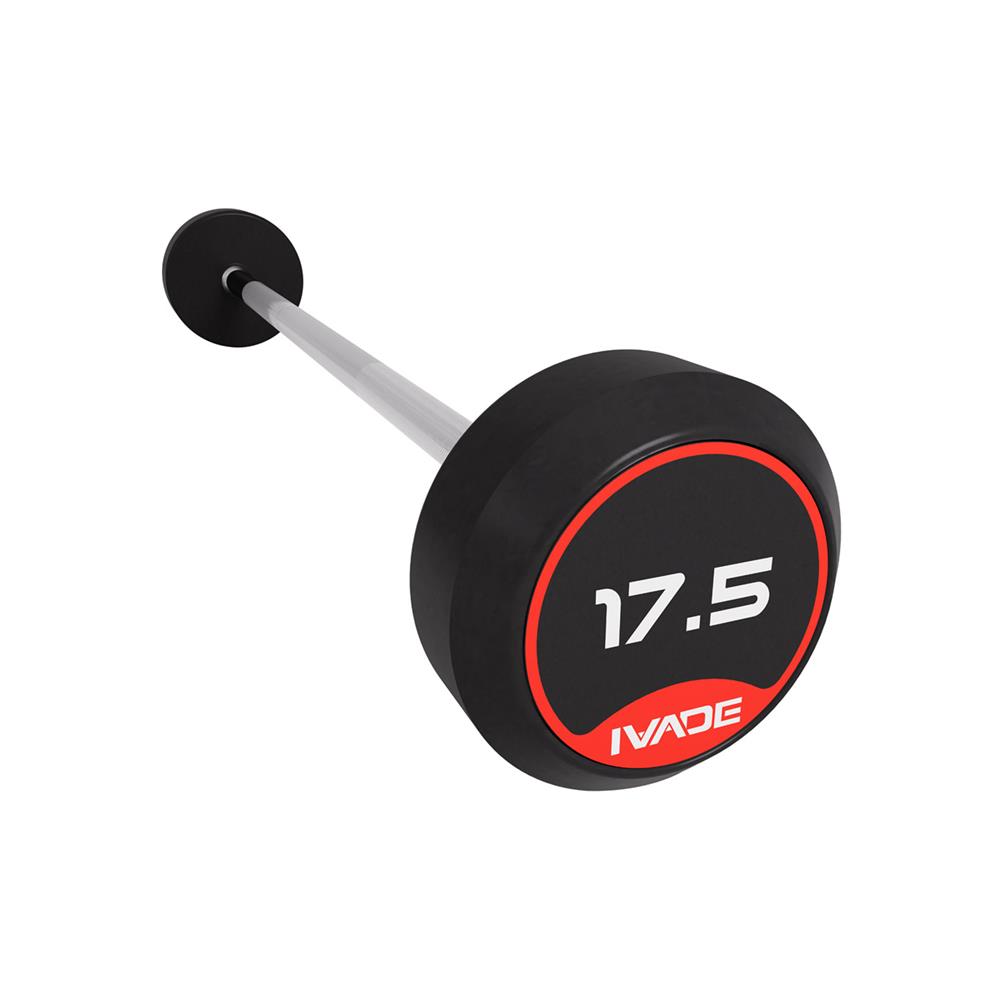 บาร์เบลแกนตรงหุ้มยาง IVADE 17.5 กก. (1 ชิ้น)