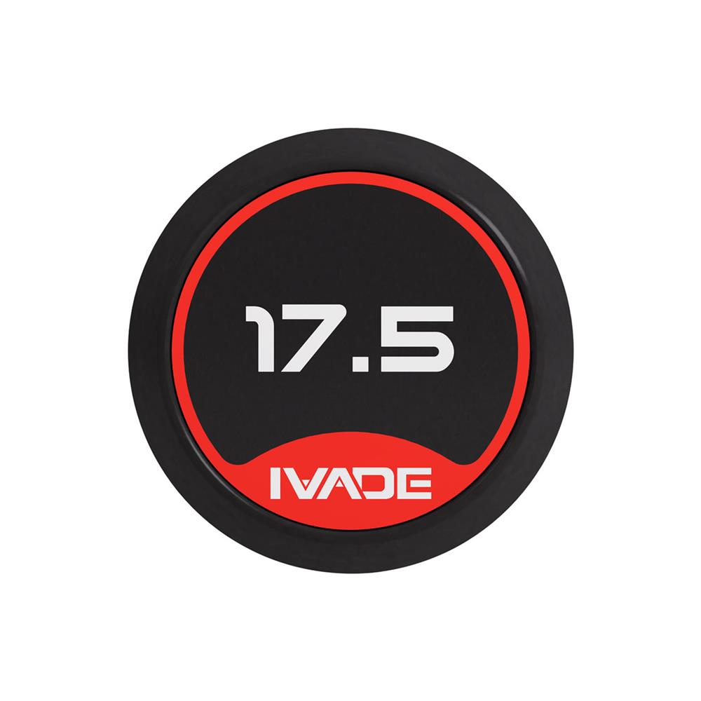 บาร์เบลแกนตรงหุ้มยาง IVADE 17.5 กก. (1 ชิ้น)