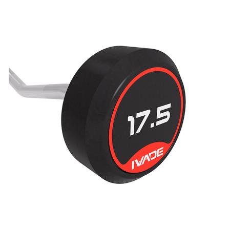 บาร์เบลแกนหยักหุ้มยาง IVADE 17.5 กก. (1 ชิ้น)_5