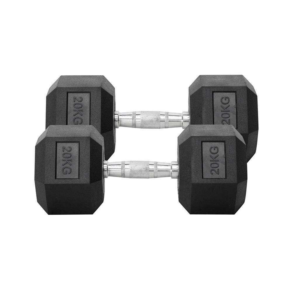 ดัมเบลหกเหลี่ยม IRONTEC HEX 20 กก. (แพ็ก 2 ชิ้น)