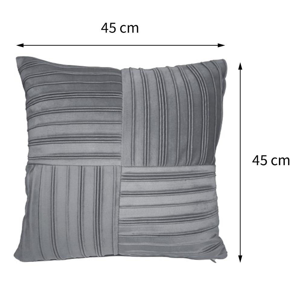 หมอนอิง HOME LIVING STYLE PREVIA 18x18 นิ้ว สีเทา