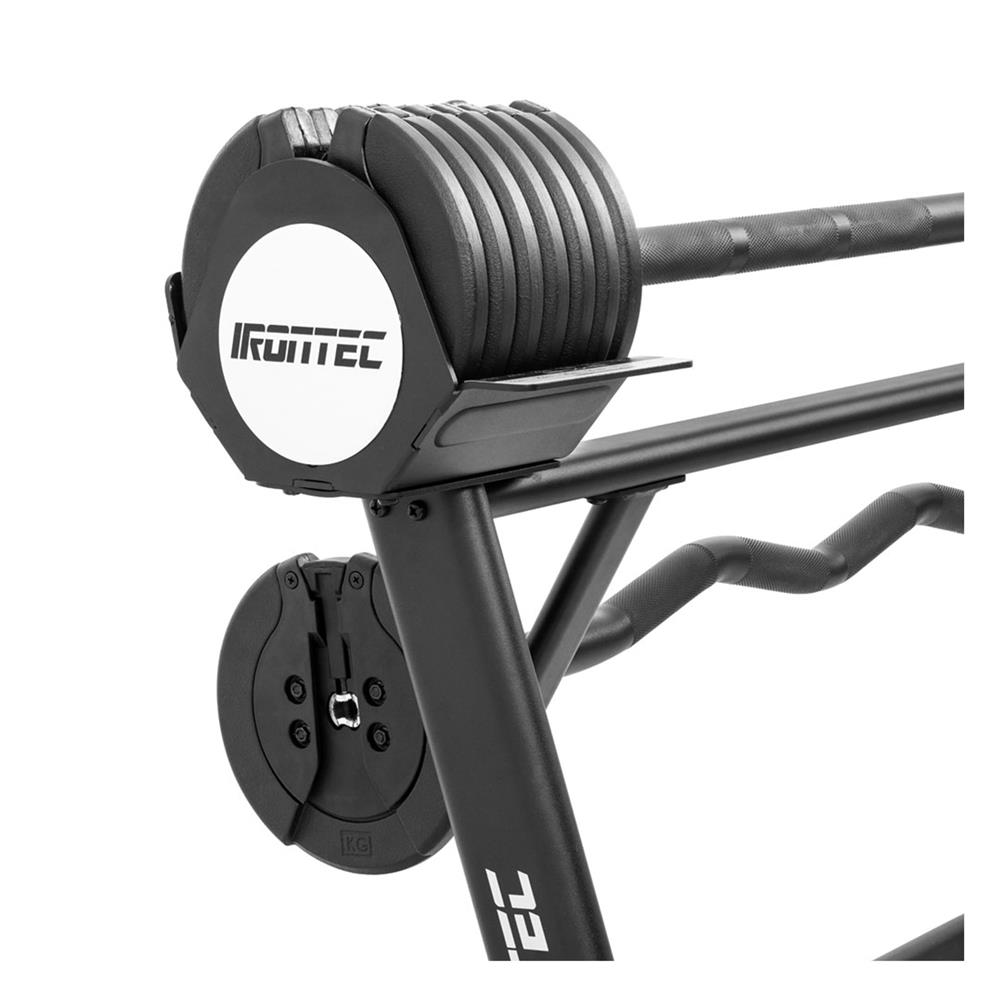 ชุดบาร์เบลพร้อมชั้นวาง IRONTEC SLIDETEC 14-IN-1 33 กก.