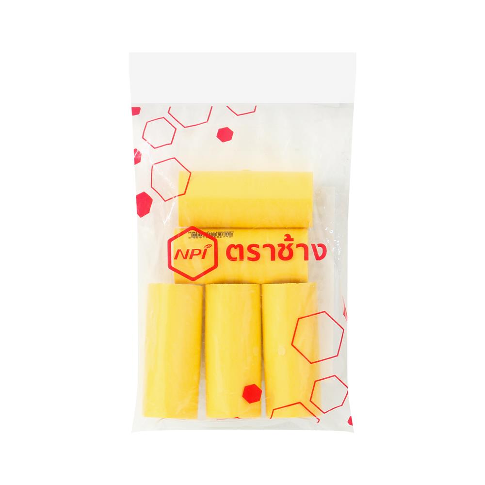 ข้อต่อตรง PVC ตราช้างNPI 1/2 นิ้ว สีเหลือง (แพ็ก 5 ชิ้น)