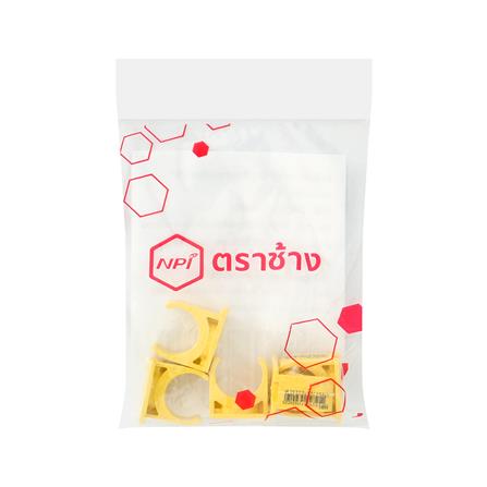 คลิปก้ามปู PVC ตราช้างNPI 3/8 นิ้ว สีเหลือง (แพ็ก 5 ชิ้น)_2