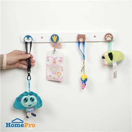 ที่แขวนติดผนัง 4 ตะขอ STACKO LITTLE 4x40x3.5 ซม._4