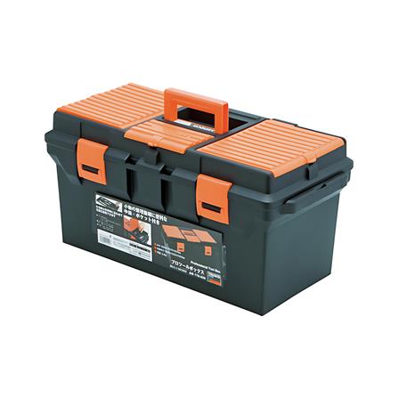 กล่องเครื่องมือพลาสติก TRUSCO TTB-800 สีดำ-ส้ม_0