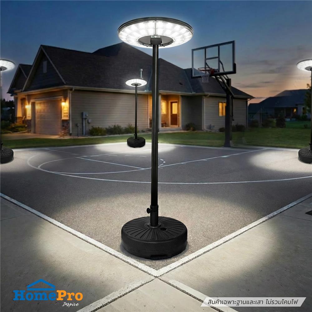 เสาไฟ SOLAR CARINI 1175 2.5 เมตร สีดำ