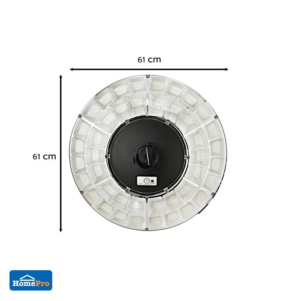 ไฟสนาม SOLAR CARINI 492 1200 วัตต์ DAYLIGHT สีดำ