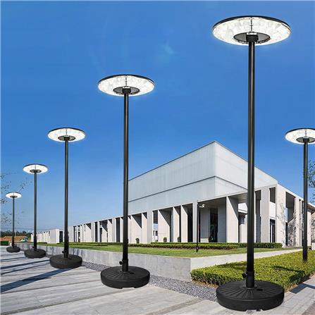 ไฟสนาม SOLAR CARINI 492 1200 วัตต์ DAYLIGHT สีดำ_1