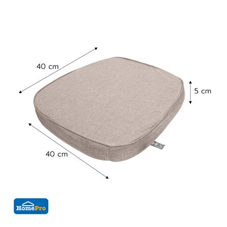 เบาะรองนั่ง HOME LIVING STYLE MASTER 16x16 นิ้ว สีน้ำตาล_7