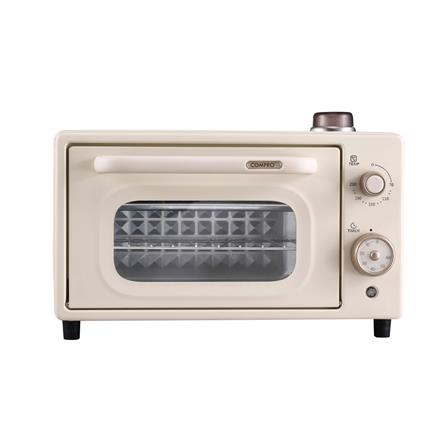 เตาอบเล็กแมนนวล COMPRO CP-V60 12 ลิตร สีครีม_0