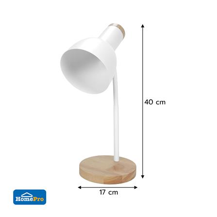 ไฟอ่านหนังสือ CARINI WT023-W สีขาว/ลายไม้_6