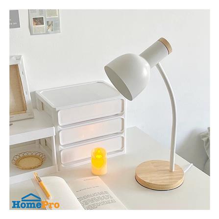 ไฟอ่านหนังสือ CARINI WT023-W สีขาว/ลายไม้_3