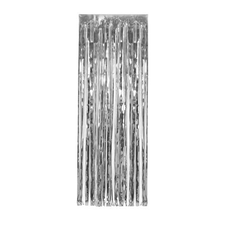 ม่านฟอยล์ตกแต่ง SIAMXMAS 63.5x180 ซม. สีเงิน