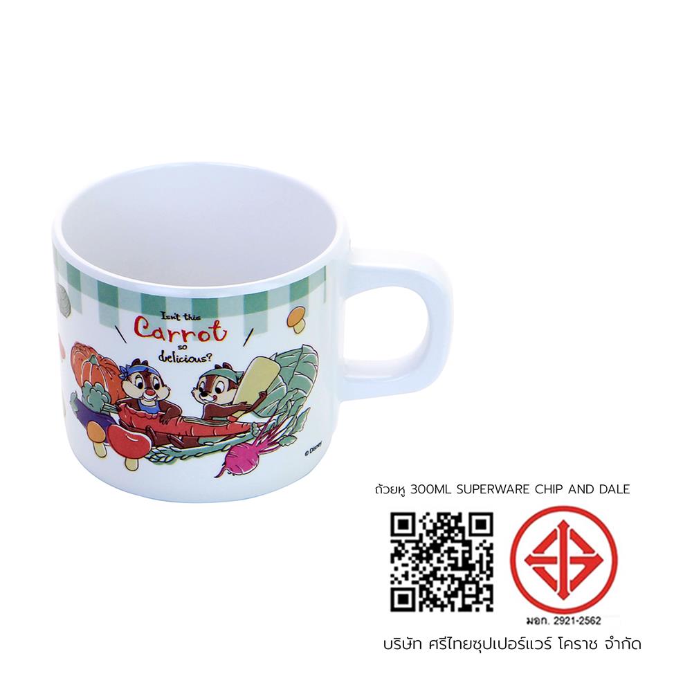 ถ้วยหูเมลามีน 300 มล. SUPERWARE CHIP AND DALE