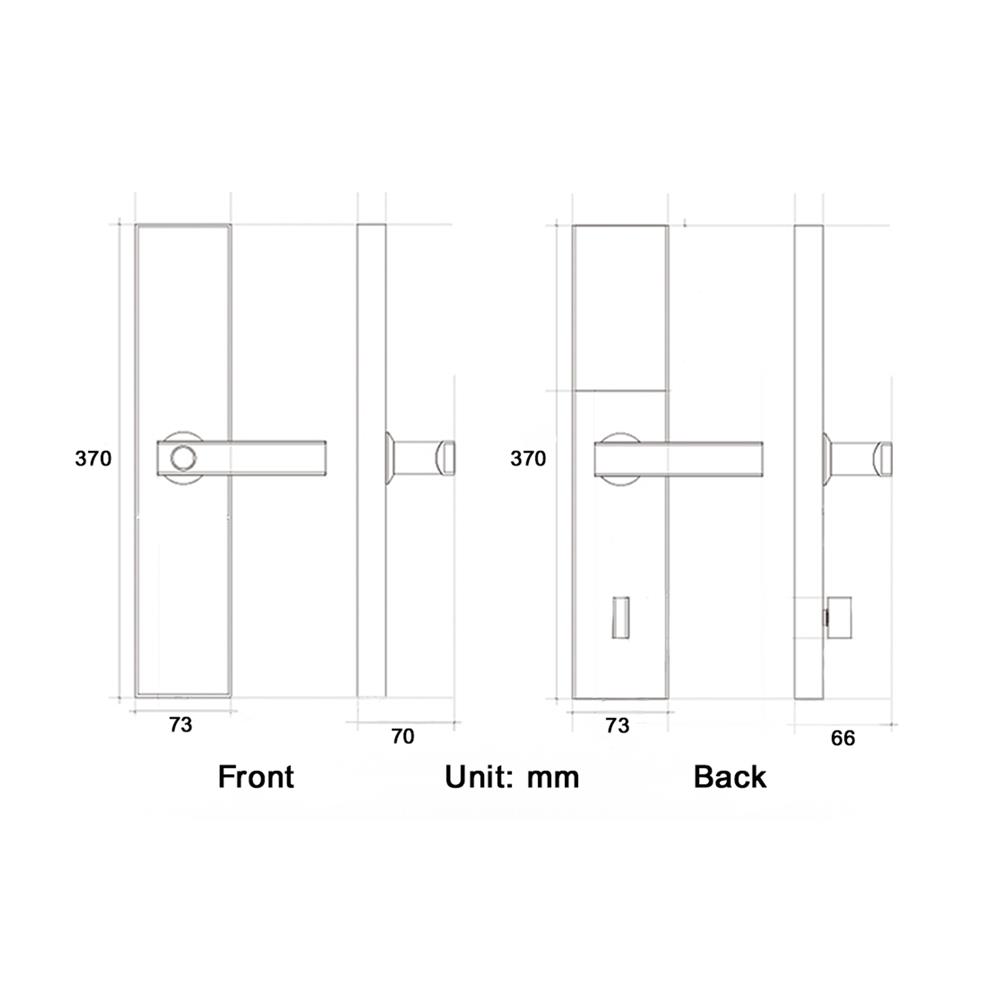 กลอนดิจิตอล HILOCK HL-631C สีทองแดง