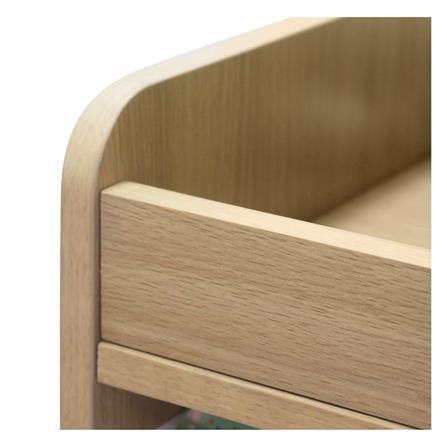 ตู้ลิ้นชักเก็บของ 3 ช่อง FURDINI TORI BOX 96 ซม. สี NATURAL OAK/ขาว_5