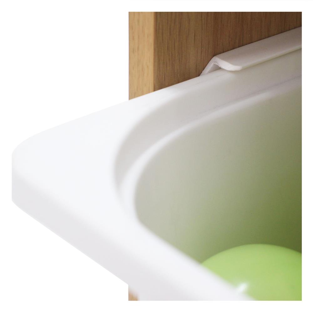 ตู้ลิ้นชักเก็บของ 2 ช่อง FURDINI TORI BOX 33 ซม. สี NATURAL OAK/ขาว