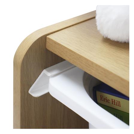 ตู้ลิ้นชักเก็บของ 2 ช่อง FURDINI TORI BOX 33 ซม. สี NATURAL OAK/ขาว_6