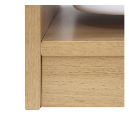 ตู้ลิ้นชักเก็บของ 3 ช่อง FURDINI TORI BOX 33 ซม. สี NATURAL OAK/ขาว_5