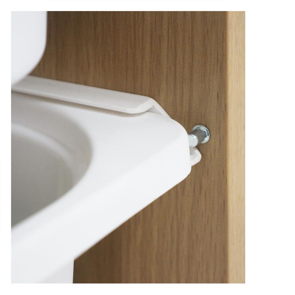 ตู้ลิ้นชักเก็บของ 4 ช่อง FURDINI TORI BOX 33 ซม. สี NATURAL OAK/ขาว