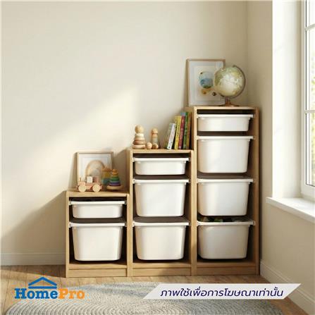 ตู้ลิ้นชักเก็บของ 4 ช่อง FURDINI TORI BOX 33 ซม. สี NATURAL OAK/ขาว_8