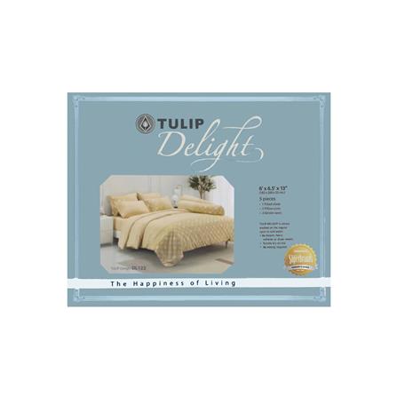 ชุดผ้าปูที่นอน 6 ฟุต (ชุด 5 ชิ้น) TULIP DELIGHT 60012-DL122_3