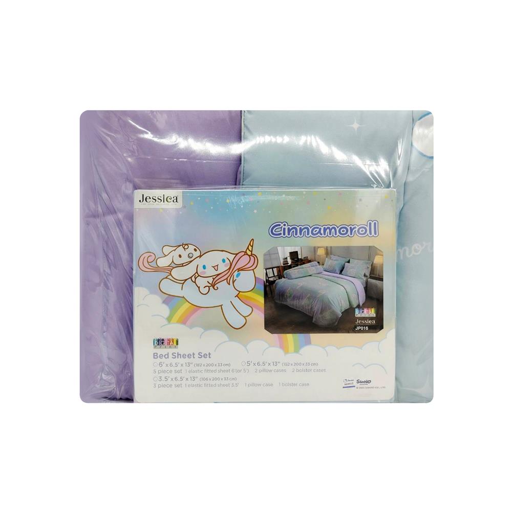 ชุดผ้าปูที่นอน 3.5 ฟุต (ชุด 4 ชิ้น) JESSICA CINNAMOROLL 22070-JP016