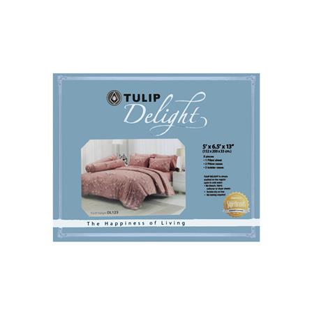 ชุดผ้าปูที่นอน 5 ฟุต (ชุด 5 ชิ้น) TULIP DELIGHT 60013-DL123_3