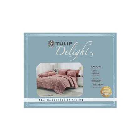 ชุดผ้าปูที่นอน 6 ฟุต (ชุด 5 ชิ้น) TULIP DELIGHT 60012-DL123_3