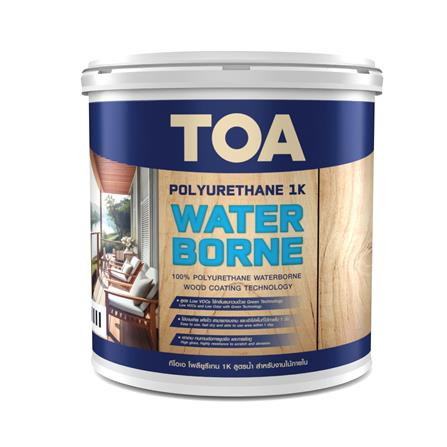 โพลียูรีเทนภายใน ชนิดด้าน TOA 1K WATER BORNE WP02 สีใส 1 แกลลอน_0