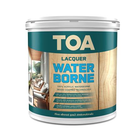 แล็กเกอร์ ชนิดเงา TOA WATER BORNE WT5000 สีใส 1 แกลลอน_0