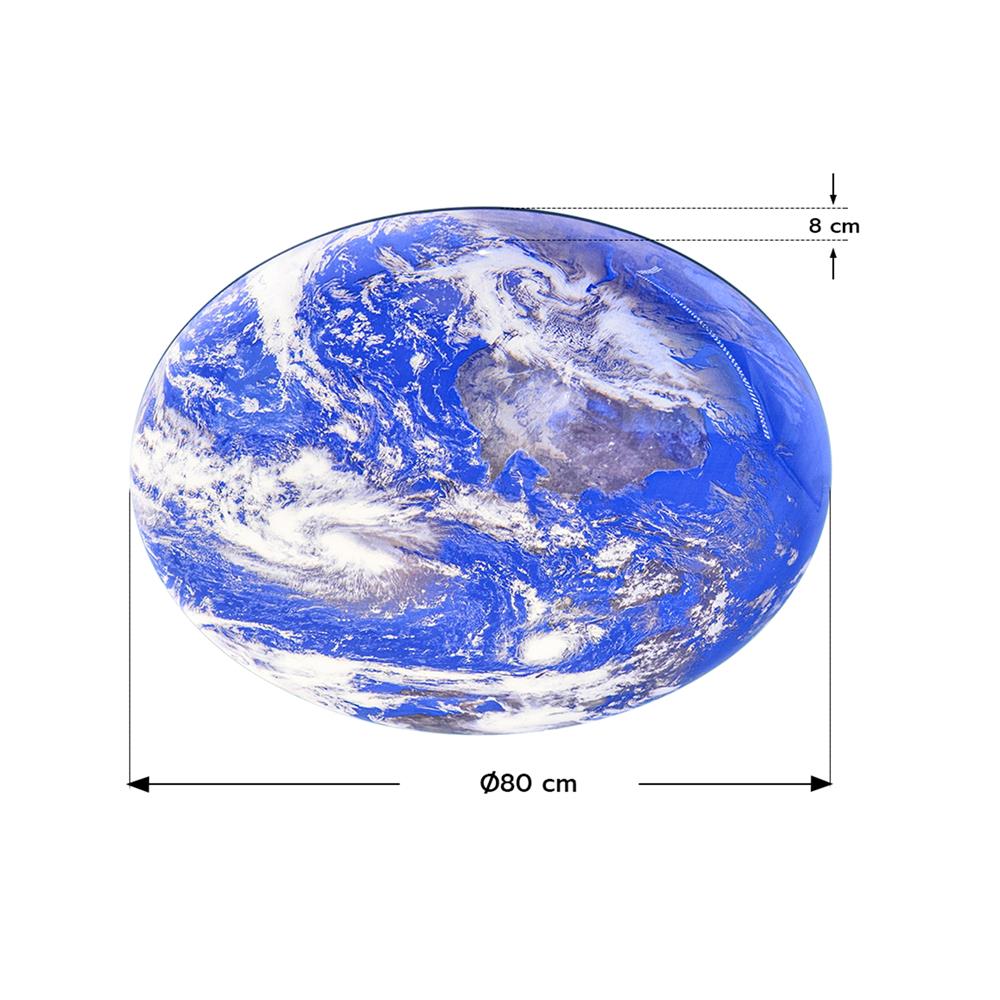 ไฟเพดาน LED STARLIGHT EARTH 04-SL-23447-800 144 วัตต์ DAYLIGHT/COOL WHITE/WARM WHITE 31 นิ้ว สีขาว