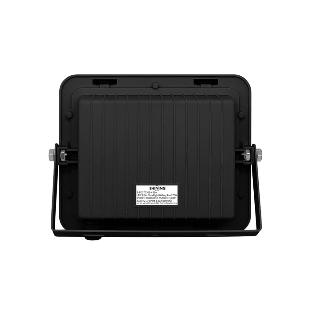 สปอตไลท์ SOLAR SHINING GALAXY PRO 270 วัตต์ WARM WHITE สีดำ