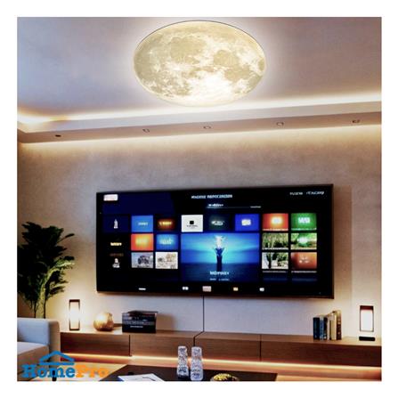 ไฟเพดาน LED STARLIGHT MOON 04-SL-23445-500 72 วัตต์ DAYLIGHT/COOL WHITE/WARM WHITE 19 นิ้ว สีขาว/เทา_3