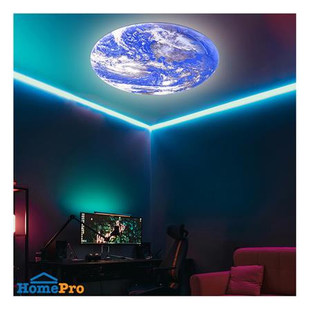 ไฟเพดาน LED STARLIGHT EARTH 72 วัตต์ DAYLIGHT/COOL WHITE/WARM WHITE 19 นิ้ว สีน้ำเงิน_3