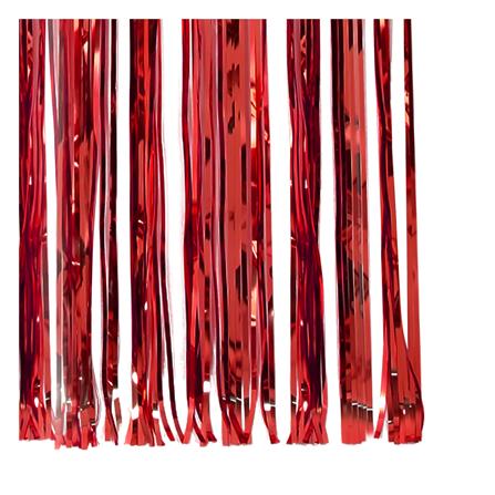 ม่านฟอยล์ตกแต่ง SIAMXMAS 63.5x180 ซม. สีแดง_1