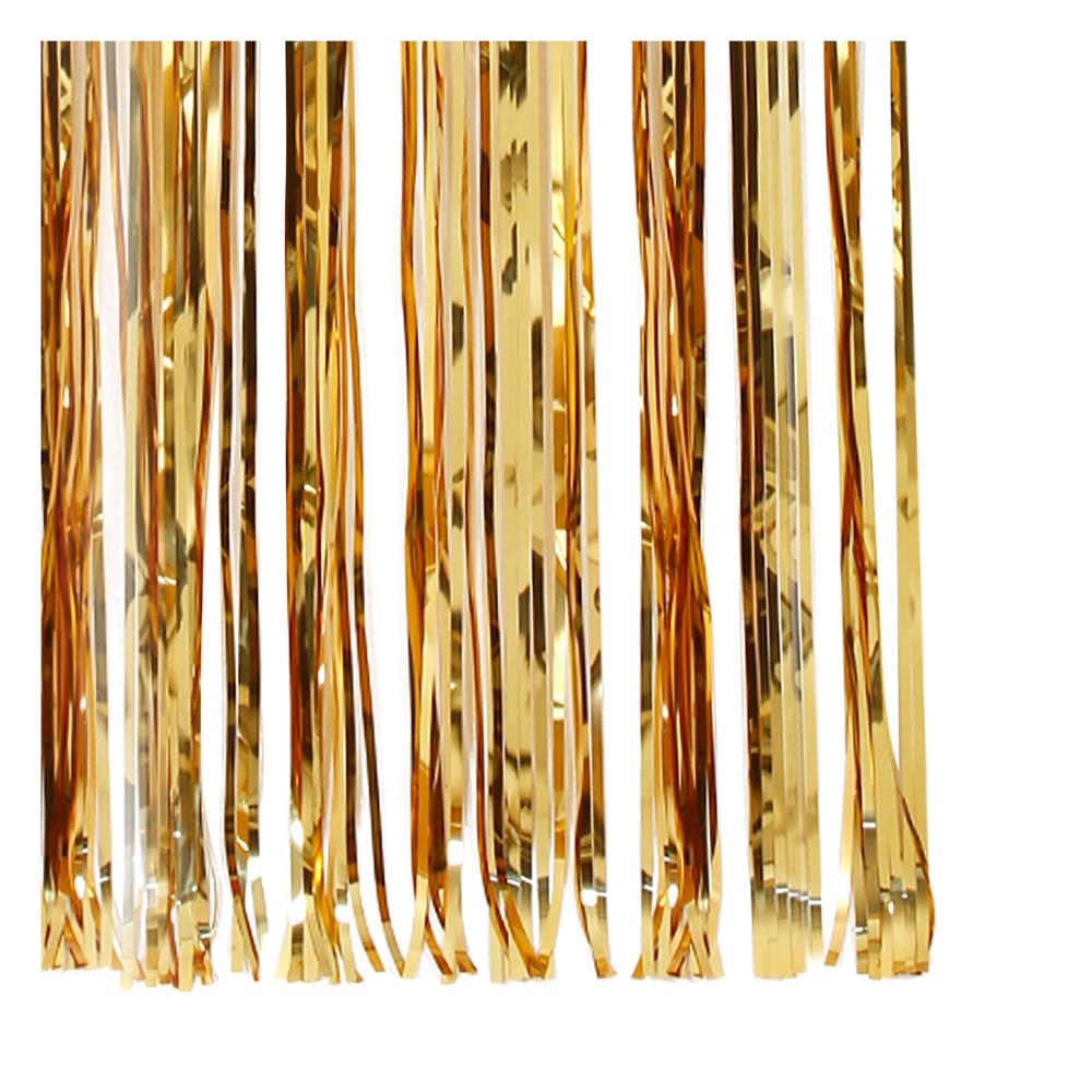 ม่านฟอยล์ตกแต่ง SIAMXMAS 63.5x180 ซม. สีทอง