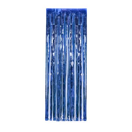 ม่านฟอยล์ตกแต่ง SIAMXMAS 63.5x180 ซม. สีน้ำเงิน_0