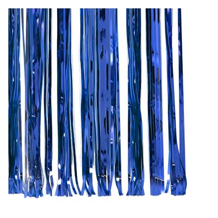 ม่านฟอยล์ตกแต่ง SIAMXMAS 63.5x180 ซม. สีน้ำเงิน_1