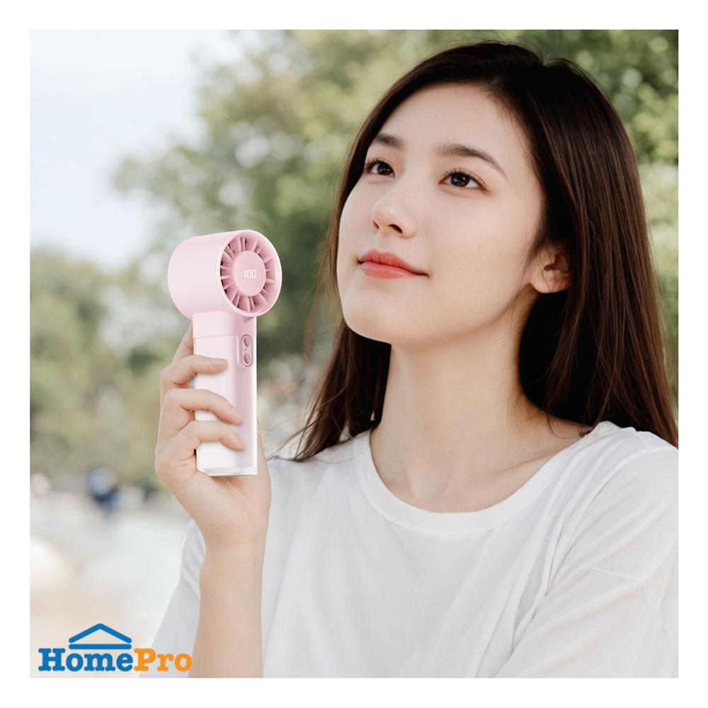 พัดลมพกพา EKONO EK-PTB15 สีชมพู