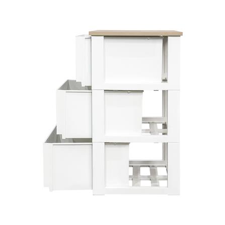 ตู้ลิ้นชัก 3 ชั้น STACKO MODULAR 53.5x36.5x68 ซม. สีขาว_3